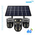 Champion CP-500SG 6MP Sim Supported 3 PT Lens Solar System 4G IP Camera